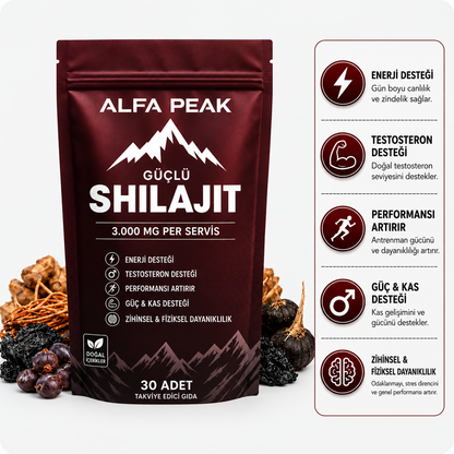AP™Shilajit Mumiyo Shilajit İçeren Gıda Takviyesi