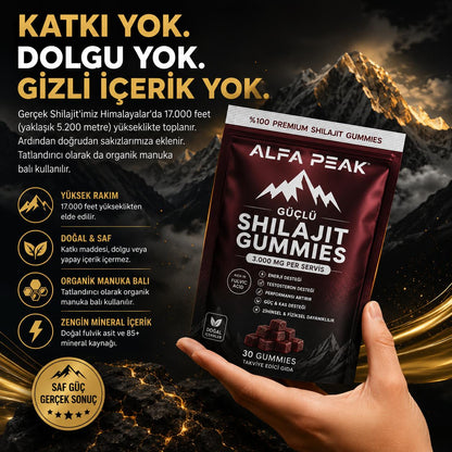 AP™Shilajit Mumiyo Shilajit İçeren Gıda Takviyesi