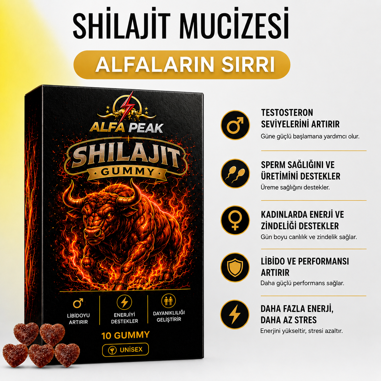 AP™Shilajit Mumiyo Shilajit İçeren Gıda Takviyesi