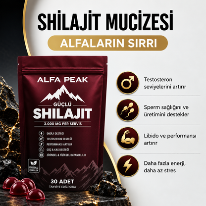 AP™Shilajit Mumiyo Shilajit İçeren Gıda Takviyesi